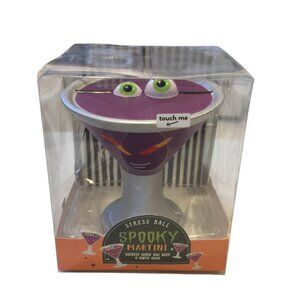 SPOOKY MARTINI Stress Relief Martini Glass Halloween Spooky Eyeballs